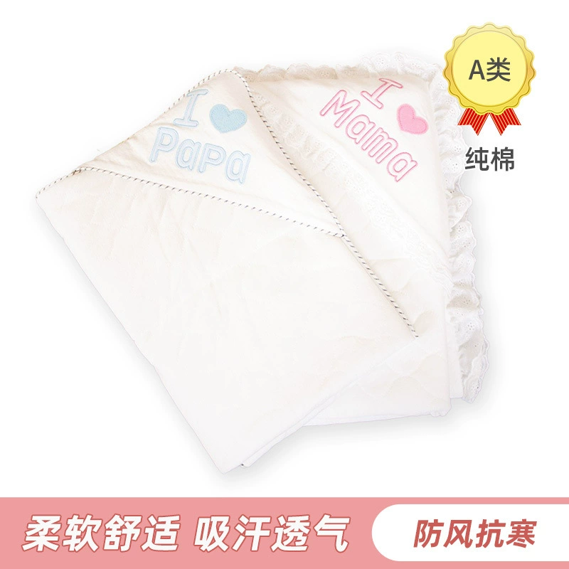 Ilovepapa & Mama стеганое одеяло для новорожденных Я люблю родителей детское одеяло противоударное Пеленальное детское полотенце