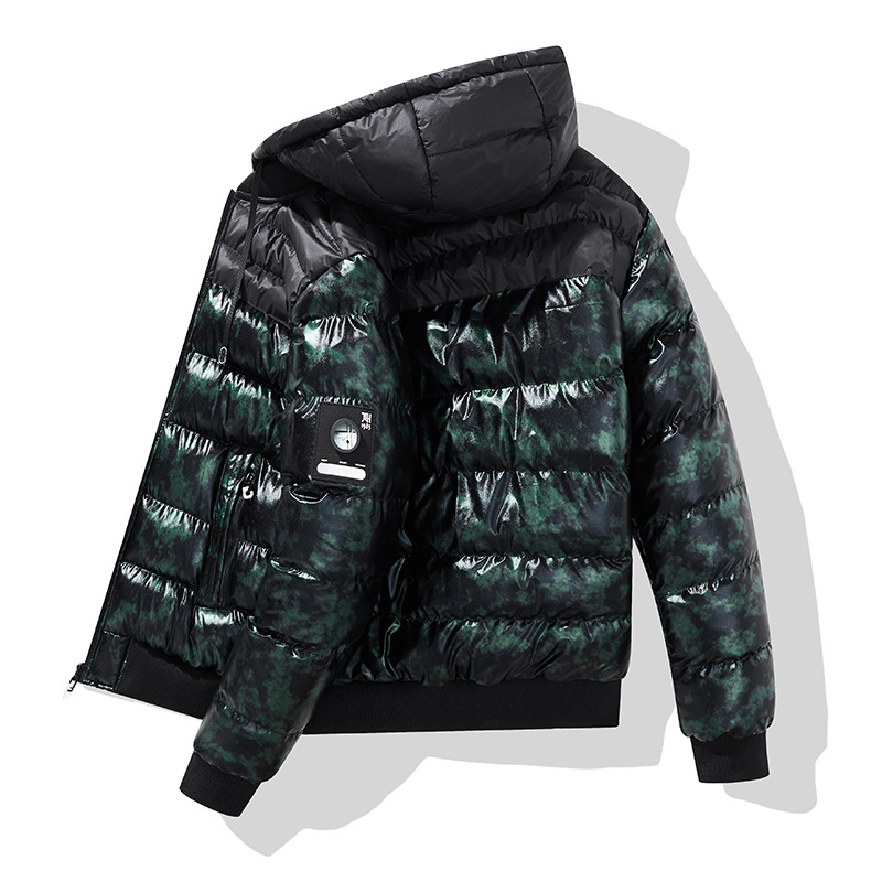 Transfronterizos de algodón de gran tamaño para hombres nueva moda de algodón de invierno grueso chaqueta cálida chaqueta de algodón de invierno para hombres