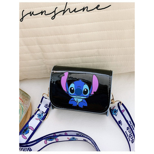 Fashionable children's single-shoulder crossbody bag PU backpack snack bag cartoon Steve Irwin baby wallet