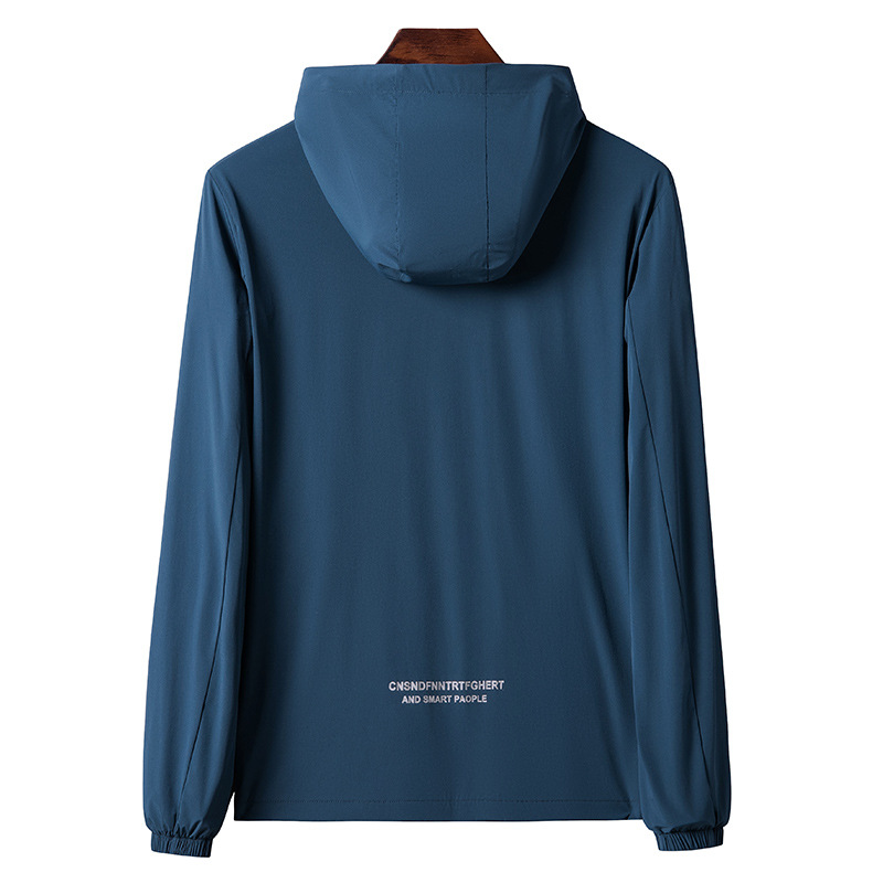 태양 보호 의류 남성 2023 캐주얼 야외 후드 자켓 태양 보호 의류 청소년 학생 스킨 의류 코트 트렌디