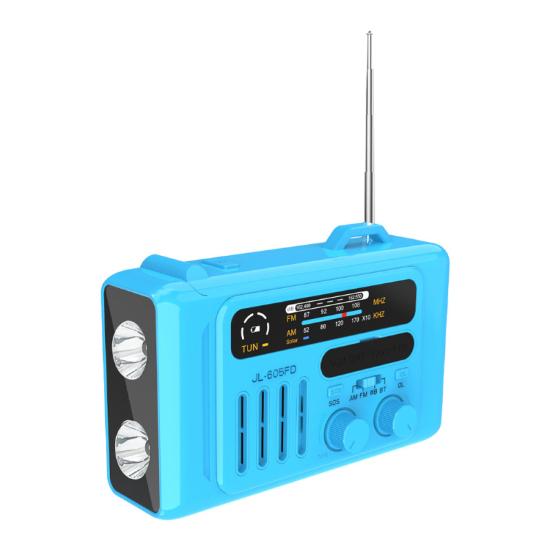 カスタマイズ可能な多機能防災手回し発電ラジオ、屋外緊急SOSアラート、FM/AM、ソーラー|undefined