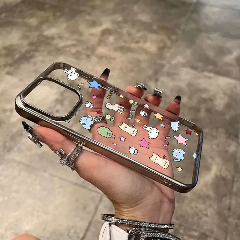 Apple, iPhone16, милый совместимый чехол для телефона, фоторамка, мультяшный iPhone16 Pro, котёнок, 4promax
