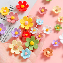 diy奶油胶花朵贴片树脂配件 手工制作手机壳发夹冰箱贴饰品材料