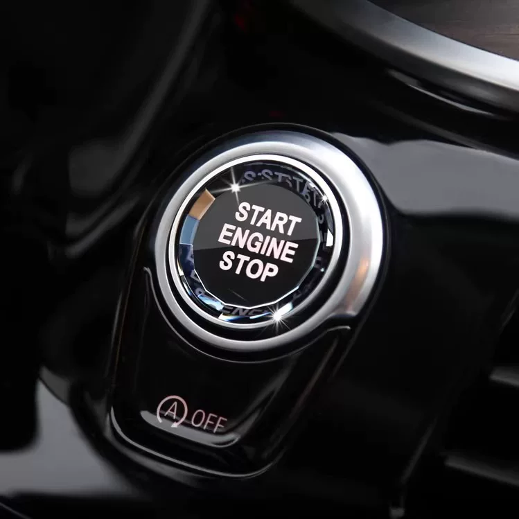 Подходит для кнопки запуска BMW Crystal для X1/X3/X5/X6 и серий 1/2/3/5 — кристаллическая кнопка запуска