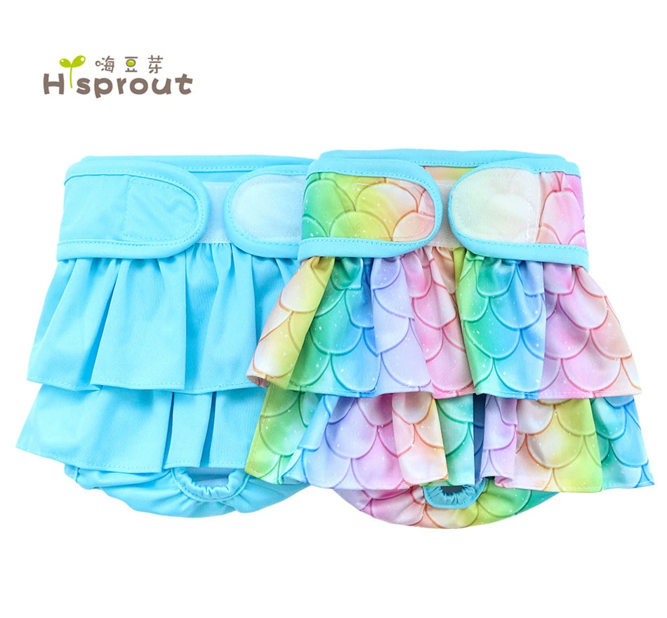 Горячая продажа кусок Pet сука юбка ткань пеленки сука моющиеся юбка брюки в наличии костюм