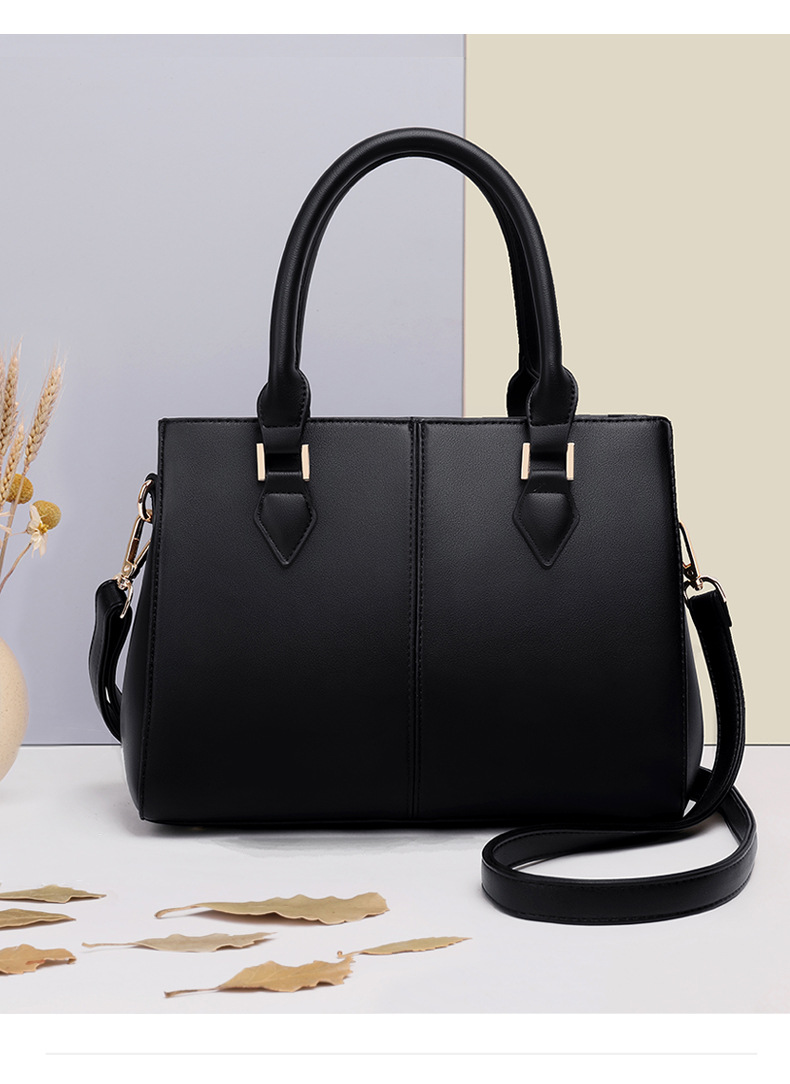 Bag Women's Tote Bag Simple Shoulder Crossbody Large Capacity Soft Leather Women's Handbag Women's Bag_voghion.com
