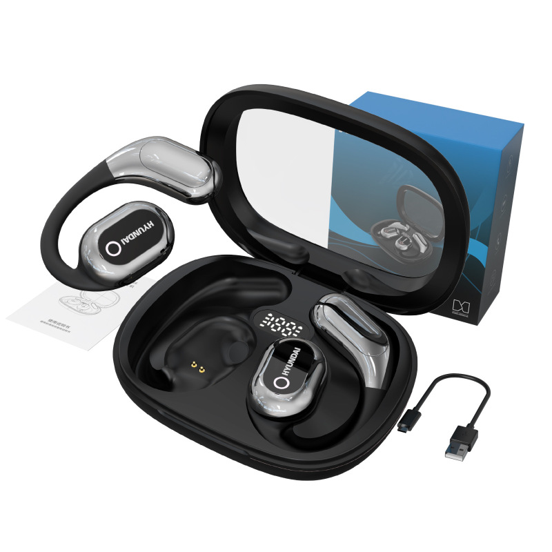 ヒュンダイ HY-16 音声翻訳インテリジェント同時翻訳 144 国語 Bluetooth ノイズキャンセリング ヘッドセット 2 ペア ツーインワン|undefined