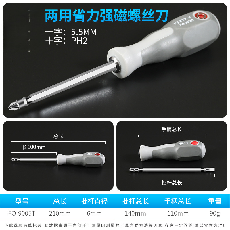 Destornillador de doble propósito multifunción cruz pequeña de una palabra destornillador de electricista destornillador de flor de ciruelo conjunto de herramientas