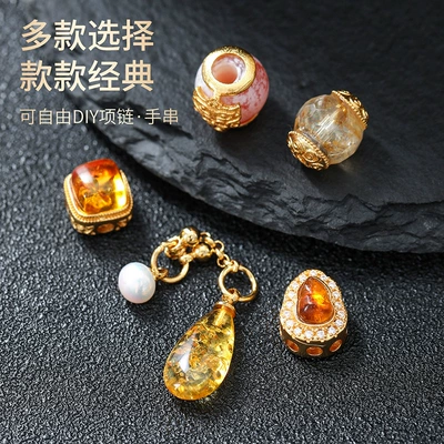 Natural Yellow Tower Crystal Random: Zərgərlik ara hissələri