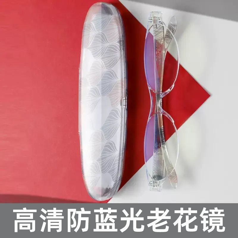 Impresión ultraligera anti-luz azul gafas de leopardo no compresión en las orejas de los ancianos patrón de estilo exterior elegancia damas viejas ojos