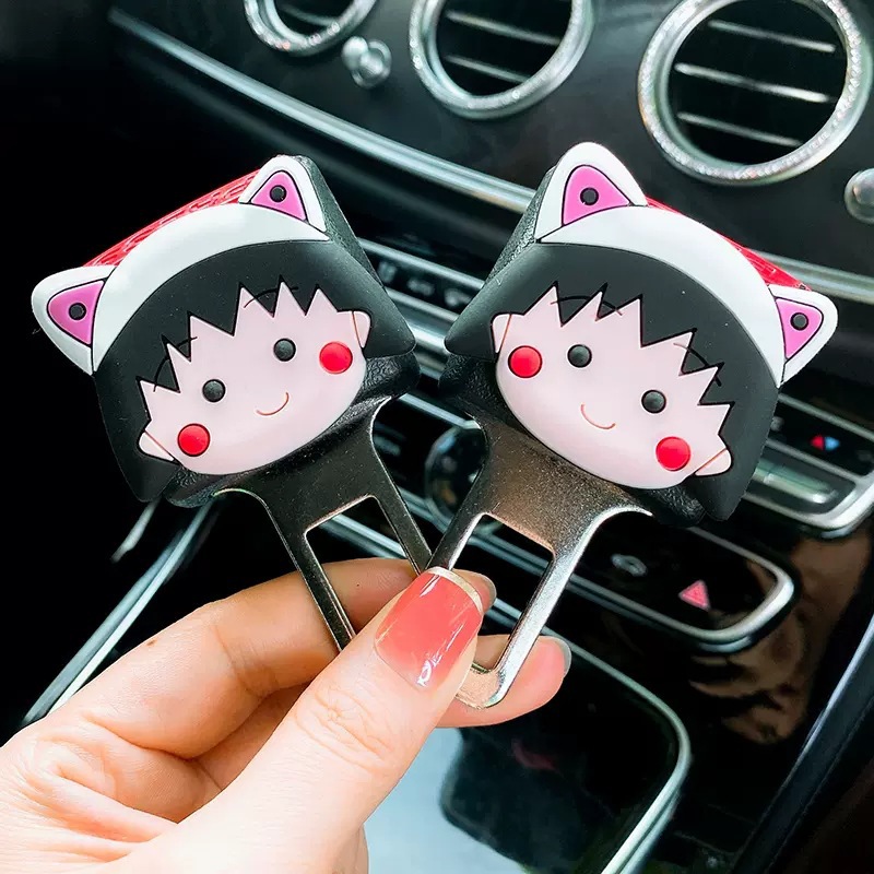 Inserción de coche con bayoneta par con dibujos animados linda estrella Dailu enchufe conector de extensión belleza femenina pensamiento nocturno