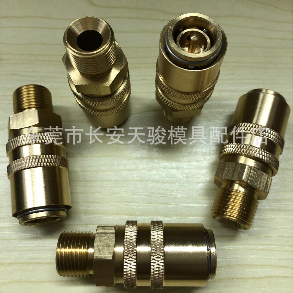 供应HASCO|Z807/19/24*1.5|Z807/19/R1/2|模具快速铜接头