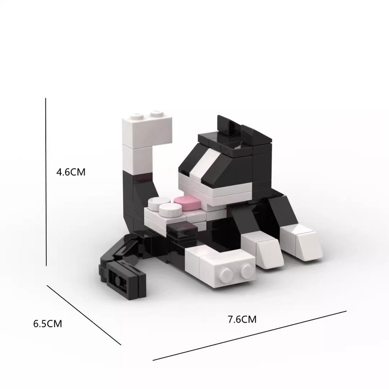 牛猫ビルディングブロック猫組み立ておもちゃ小動物装飾品男の子と女の子教育用レゴと互換性のあるクロスボーダードロップシッピング|undefined