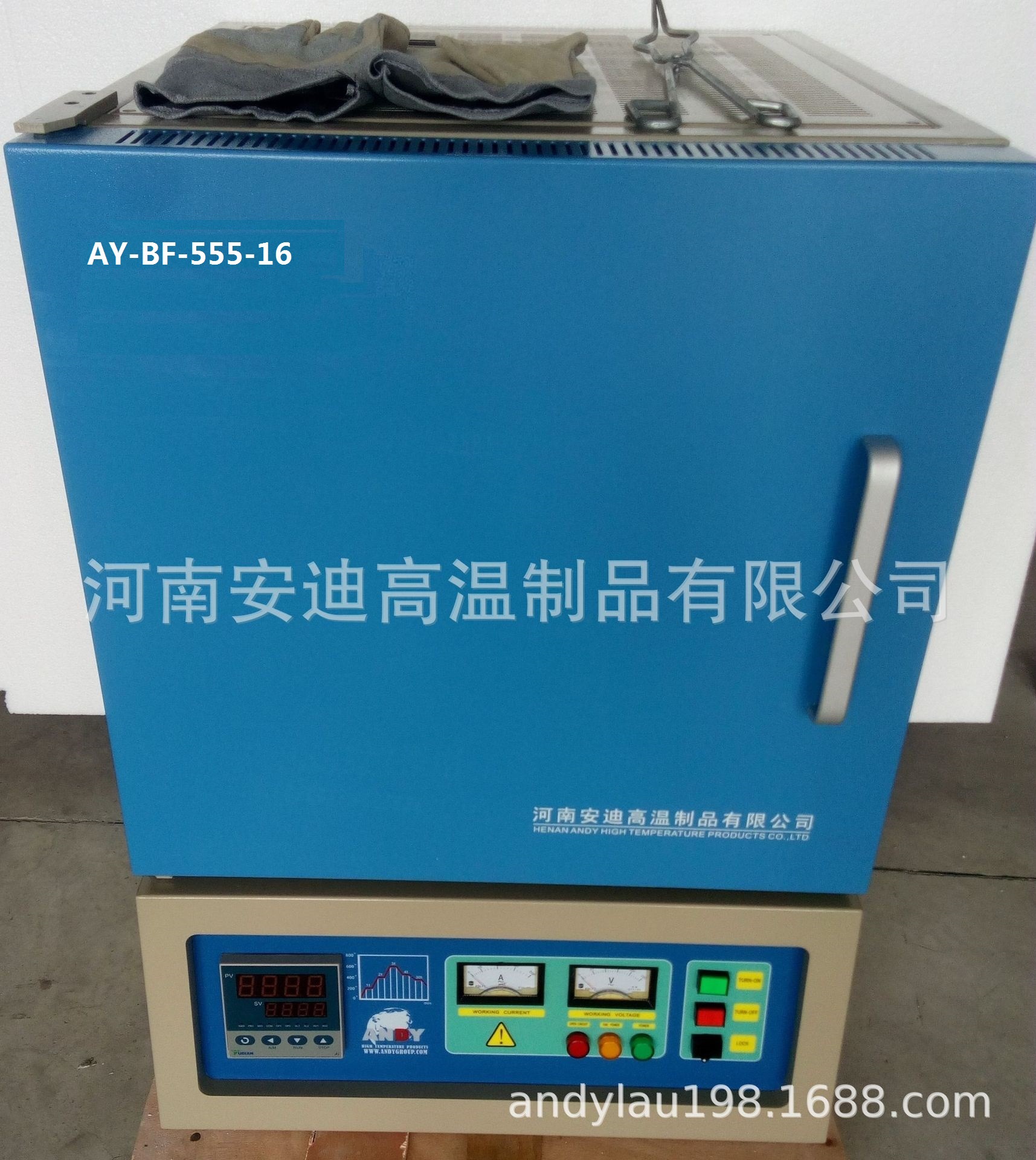 箱式炉 马弗炉 1600度 厂家直营 智能 纤维炉膛110X110X110MM深