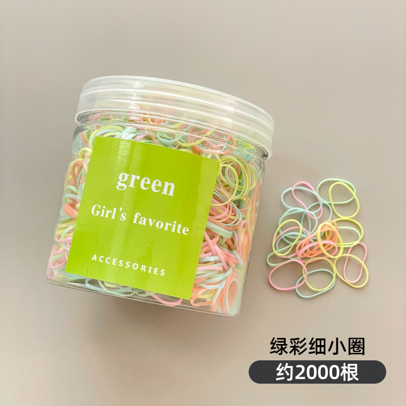 Banda de goma para niños, niñas, bebés, adornos de cabello para niños pequeños, anillo de cabello elástico, banda de goma desechable