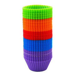 7cm硅膠馬芬杯小號耐高溫烘焙蛋糕杯鬆餅杯布丁模具蛋撻模具