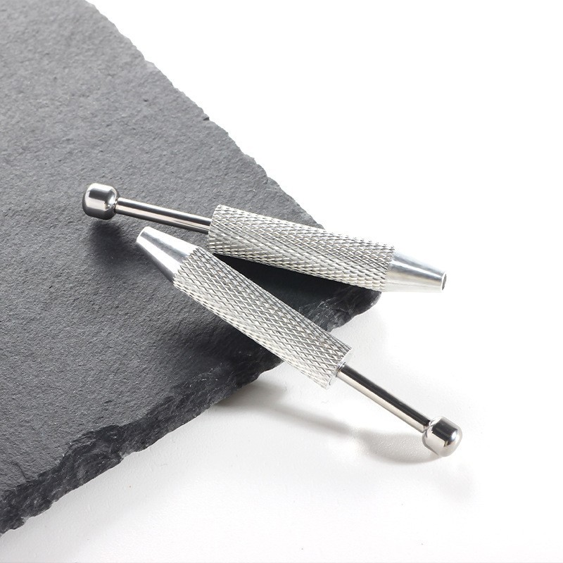 Stainless Steel Auxiliary Puncture Needle Internal Threaded Guide Rod External Threaded Connecting Needle Insertion Needle Traction Needle Puncture Grabber Lip Piercing Tool detail image 8