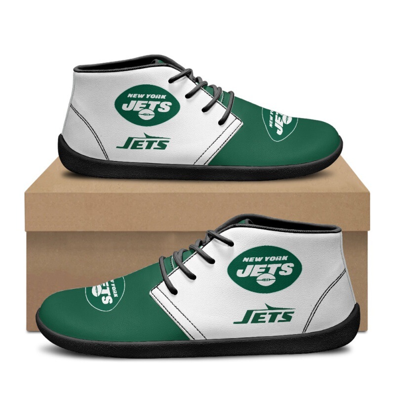Independent station help barefoot shoes casual shoes a minimum order PU shoes board shoes for men and women new york jet team