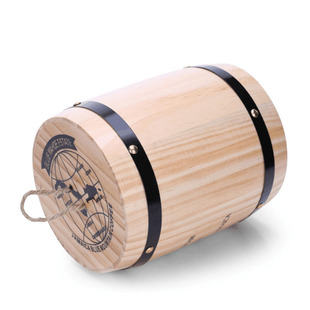 Wooden Tea Bucket, Wooden Wine Bucket, Old Tea Head Wooden Bucket, Tea Wooden Box, Wooden Storage Box, Round Bucket