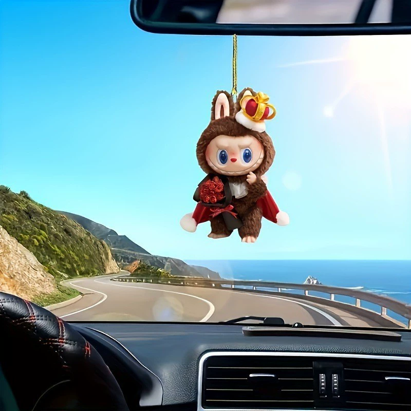 Новый акриловый плоский кролик, кукла, украшение для автомобиля, кулон, подвеска для рюкзака