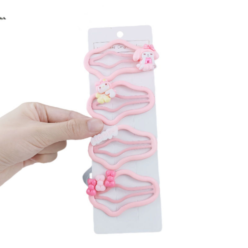 Clips de cabello de dibujos animados nubes clips de cabello BB clips de niñas nuevos bangs clips de cabello de niñas detrás de la cabeza clips de cabello