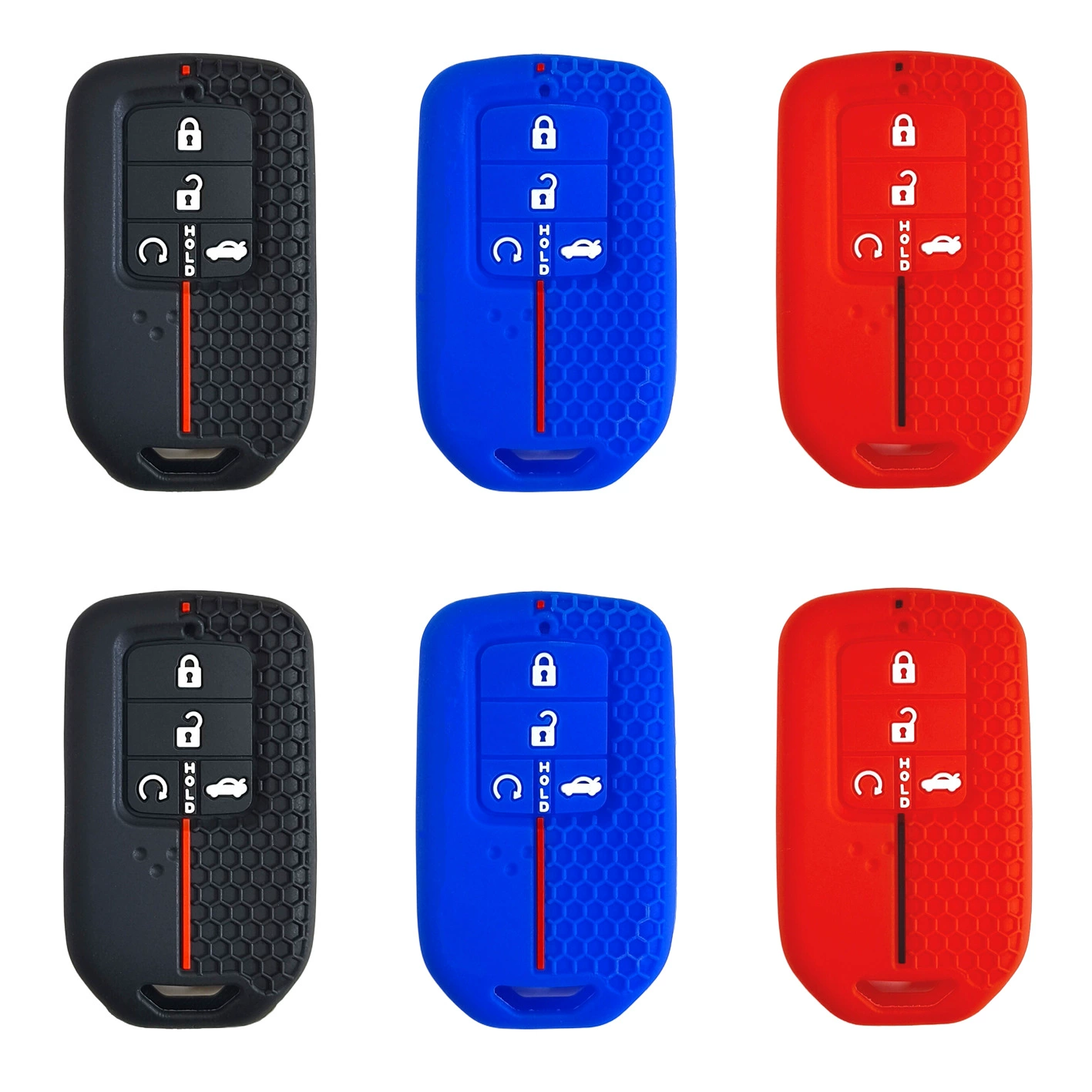 Honda, сумка для смарт-ключа, силиконовый чехол в виде футбольного мяча, на 4 ключа