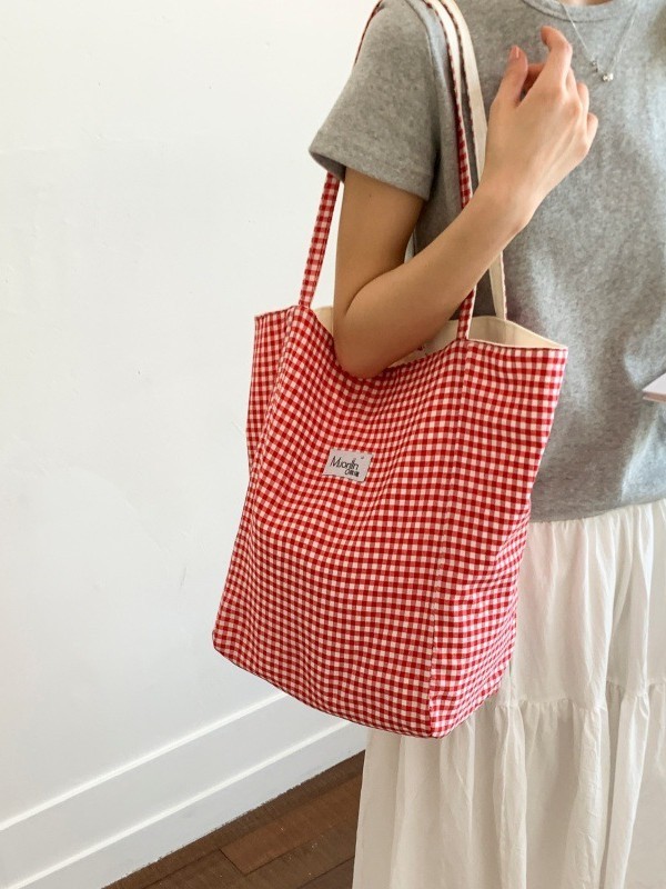 クロスボーダー正反両面ストライプショルダーバッグ大容量トートバッグ高品質刺繍学生キャンバス通勤バッグ|undefined