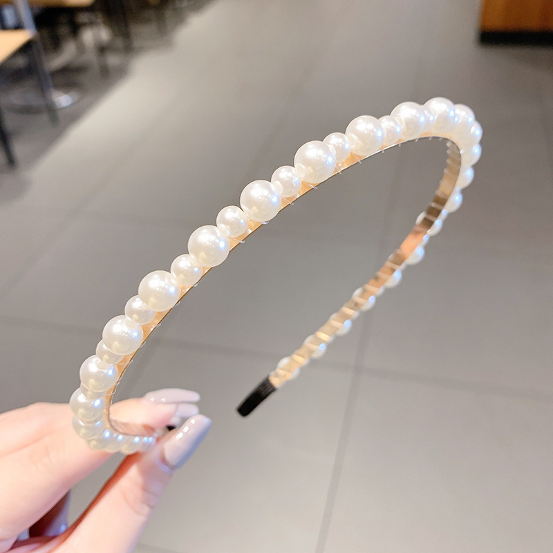 Retro francés de alto nivel sensación de perla fijación de cabello temperamento femenino de presión de cabello universal fijación de cabello no es fácil de caer tarjeta de cabello