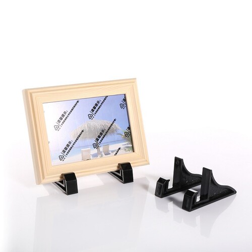 Creative accent wall photo frame stand glass craft display stand, sand art base tile medal certificate holder