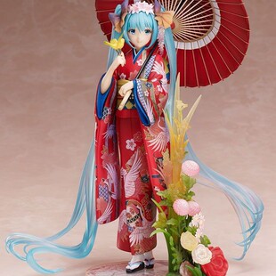 ����Ԫ����Ů Miku �ͷ����� ��ɫ�� 1/8 վ�� ģ�͔[�� ���b���k