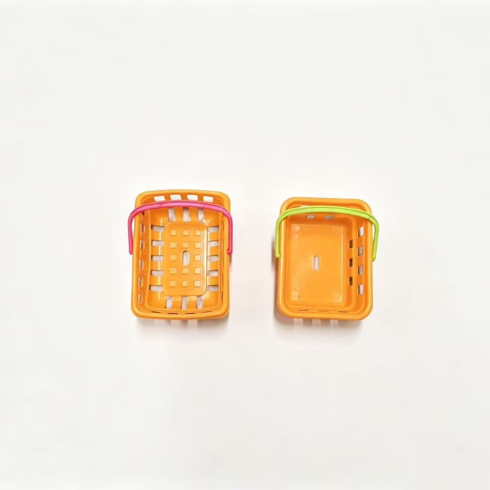 Dos accesorios de cesta mixta de polvo de fruta portátil