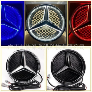 Mercedes-Benz A B C E GLC ML İşıqlı LED Avtomobil Loqosu