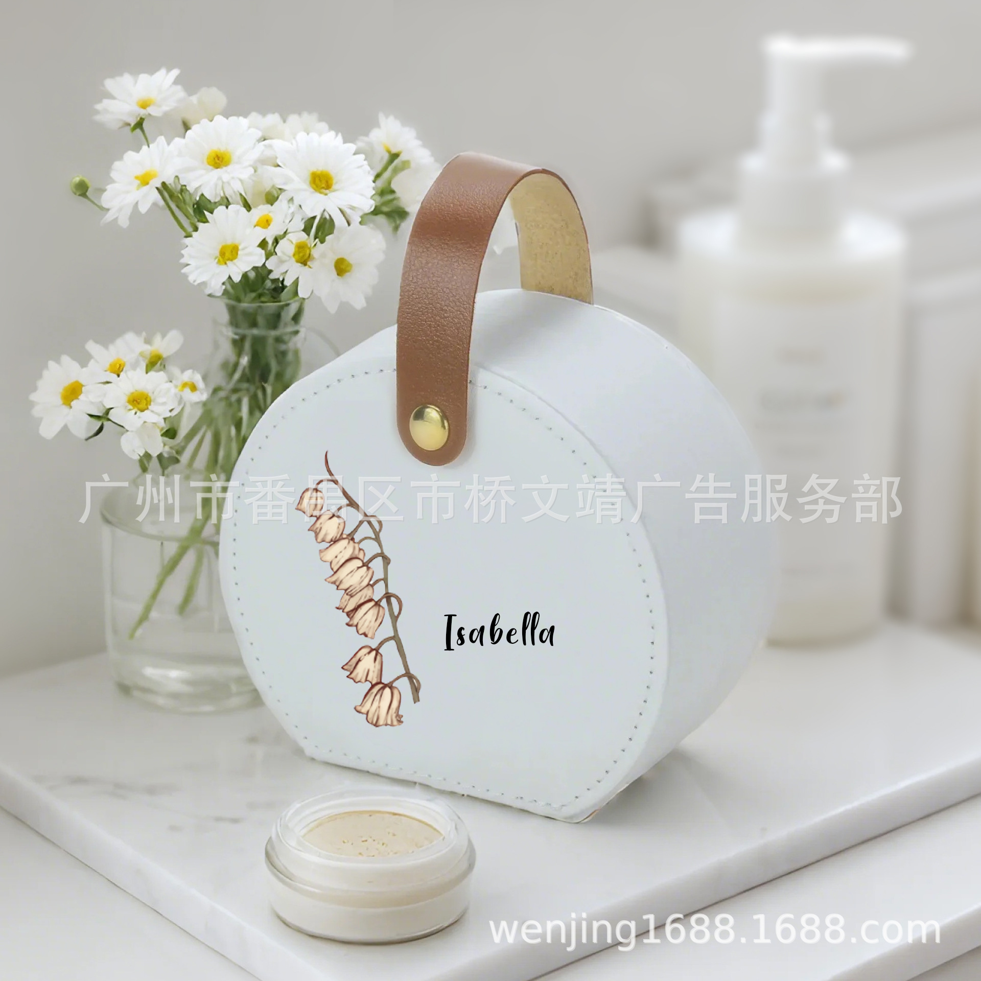 Tragbare Schmuckschatulle für Grenzüberschreitung, DIY-Handtasche, Reise-Schmuckschatulle, Aufbewahrungsbox für Ringe, Halsketten und Ohrringe