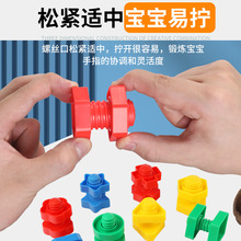 儿童拧螺丝玩具大颗粒积木宝宝婴儿组装配对1-3岁幼儿园玩具