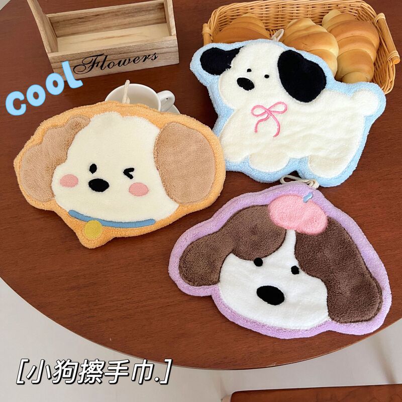 Copyright Hangable Thickened Super Absorbent Cute Cartoon Hand Towel Coral Fleece Small Square Kitchen Bathroom Dual-Use Copyright Hangable Thickened Super Absorbent Cute Cartoon Hand Towel Coral Fleece Small Square Kitchen Bathroom Dual-Use