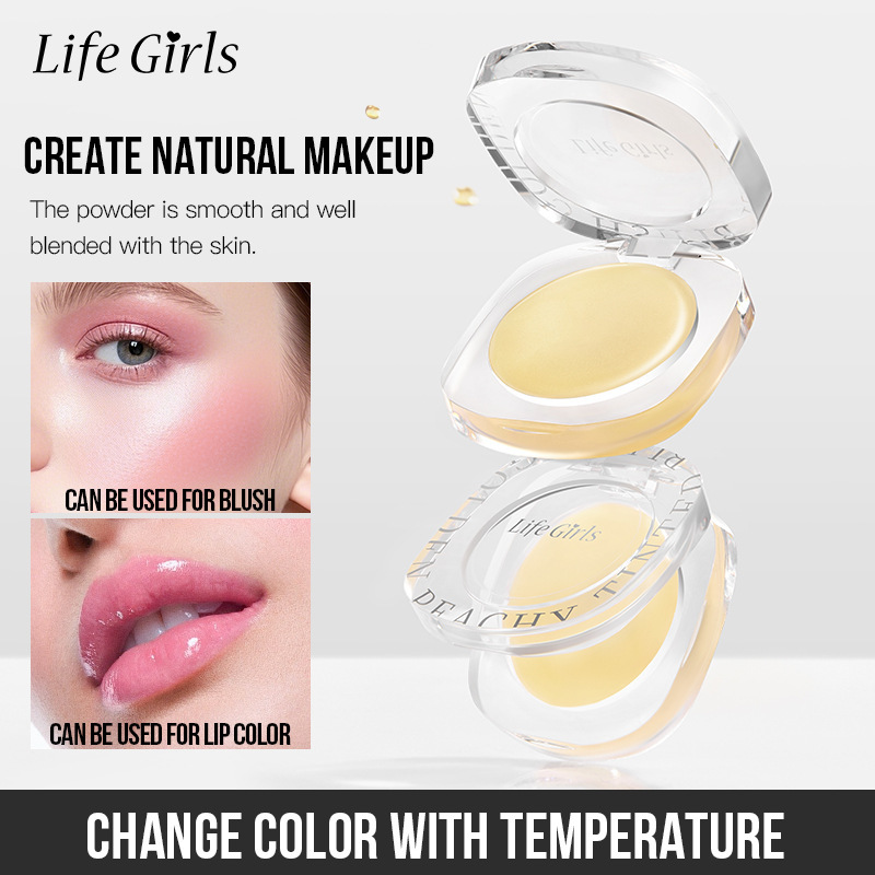 Life Girls Blush transfronterizo para mejorar la apariencia y el rendimiento del color, no es fácil de quitar el blush.