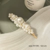 56#A style golden large three pearls@.
