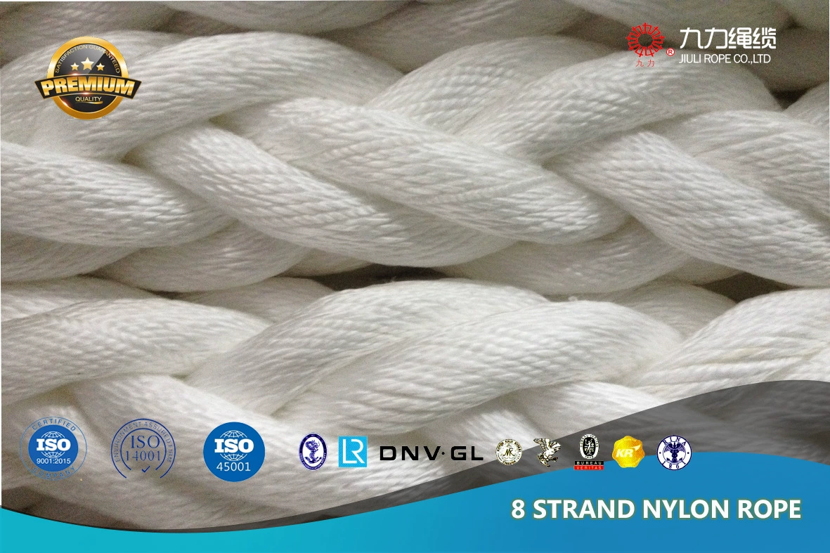 Восьмипрядная нейлоновая веревка PA веревка полиамидная веревка нейлоновая веревка полипропиленовая веревка белый полиамид
