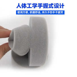 超细海绵圆型海绵擦清洁打蜡高密度海绵块洗车工具汽车美容用品