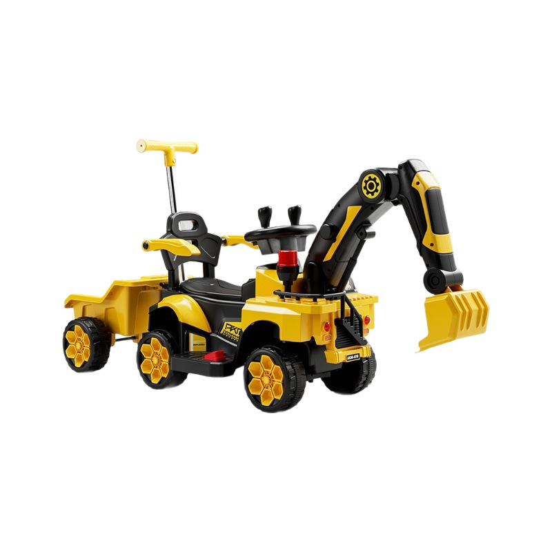 Excavadora para niños se puede sentar en un coche de juguete de niño super grande excavadora eléctrica gancho de control remoto coche de ingeniería