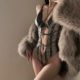 Sexy Underwear Sexy Femme Femme European and American Style Snake Pattern Hollow Strap Jumpsuit Hot Girl Hanging Neck Lace Interior