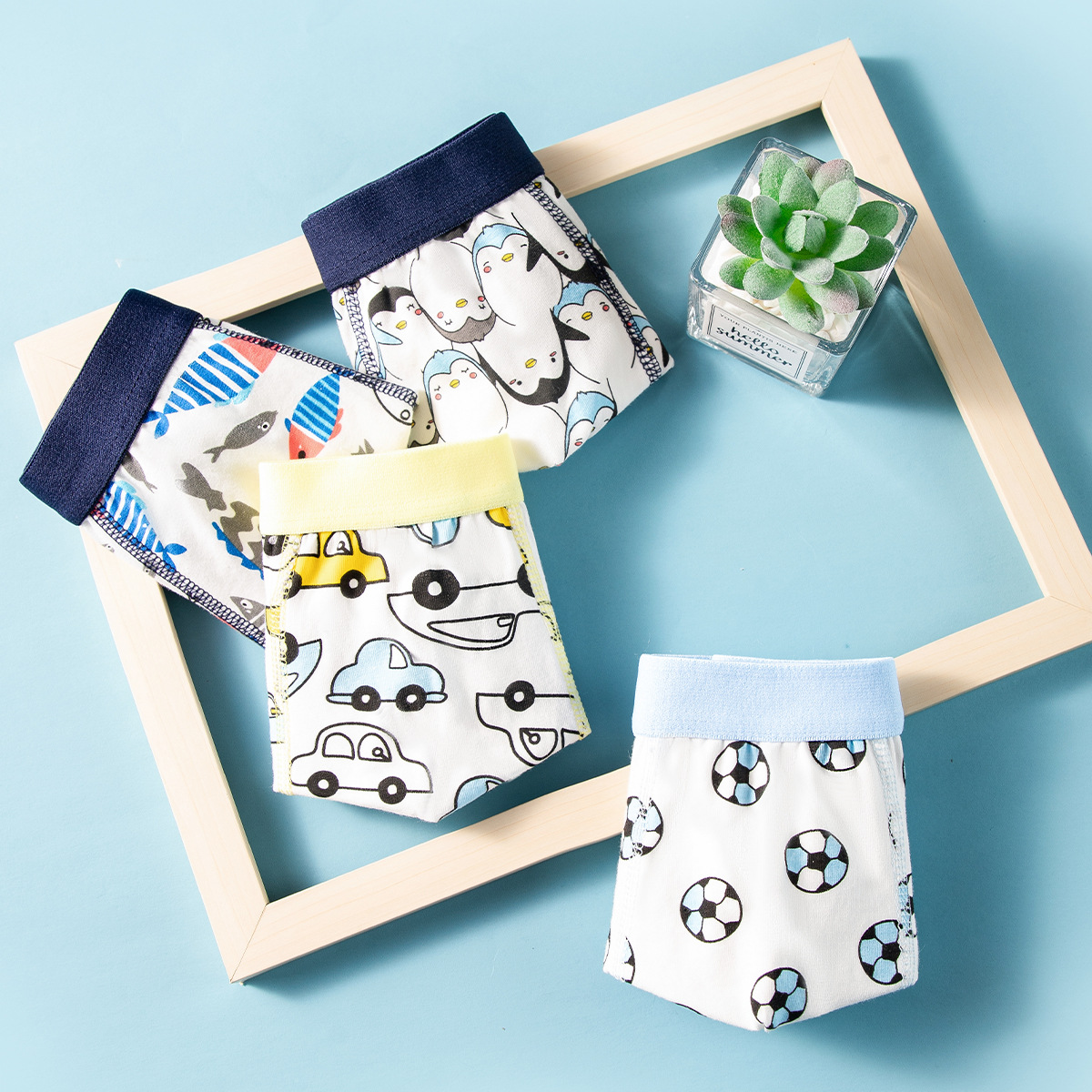 Ropa interior para niños pantalones cortos de boxeador para niños Clase de verano Pantalones cortos de boxeador de algodón puro al por mayor pantalones de adolescentes entrega de una sola pieza