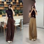宽松春秋显瘦直筒阔腿裤