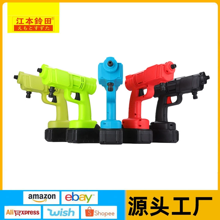 Трансграничная беспроводная автомойка машина машина для бытовой зарядки высокого давления распылитель литиевая батарея автомойка водяной пистолет портативный с трубкой