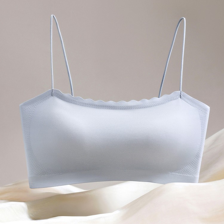 Pure Desire Ropa interior de alta gama Pechos pequeños de las mujeres reunidos Ropa interior sin costuras Sujetador Ropa interior reunada de las mujeres sin anillo de acero