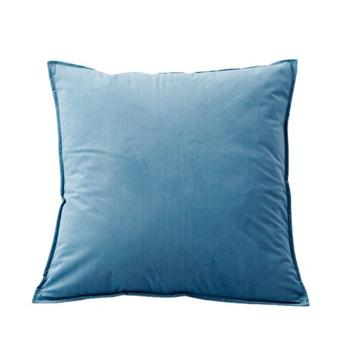 Velvet solid color pillowcase, sofa pillow, bed cushion, office lumbar support, event gift dropshipping