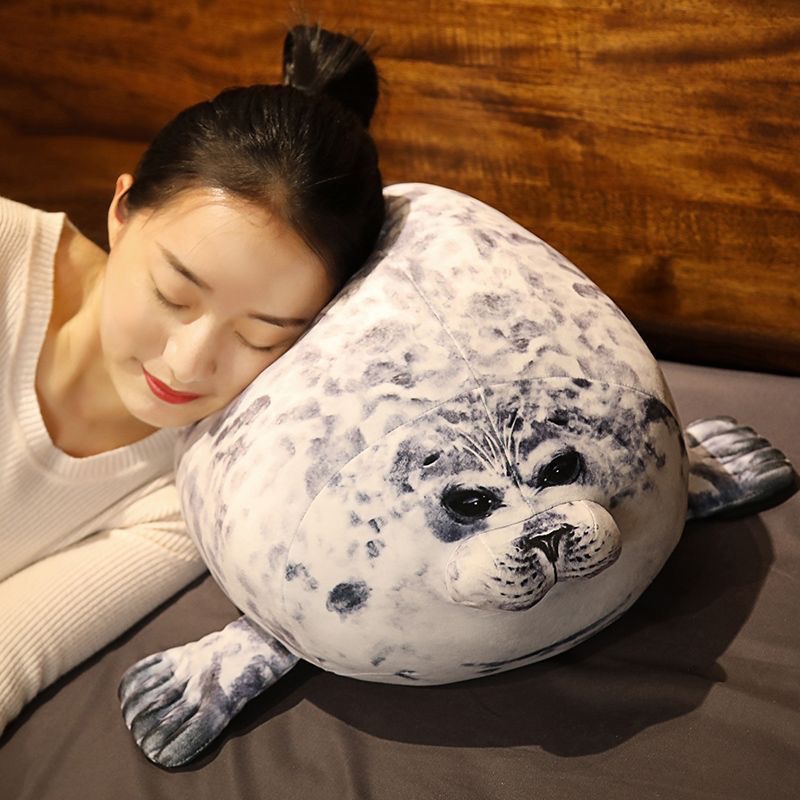 Cross-Border Japan Osaka Seal Plush Toy Realistic Seal Doll Pillow Aquarium Souvenir Plush Toy Wholesale