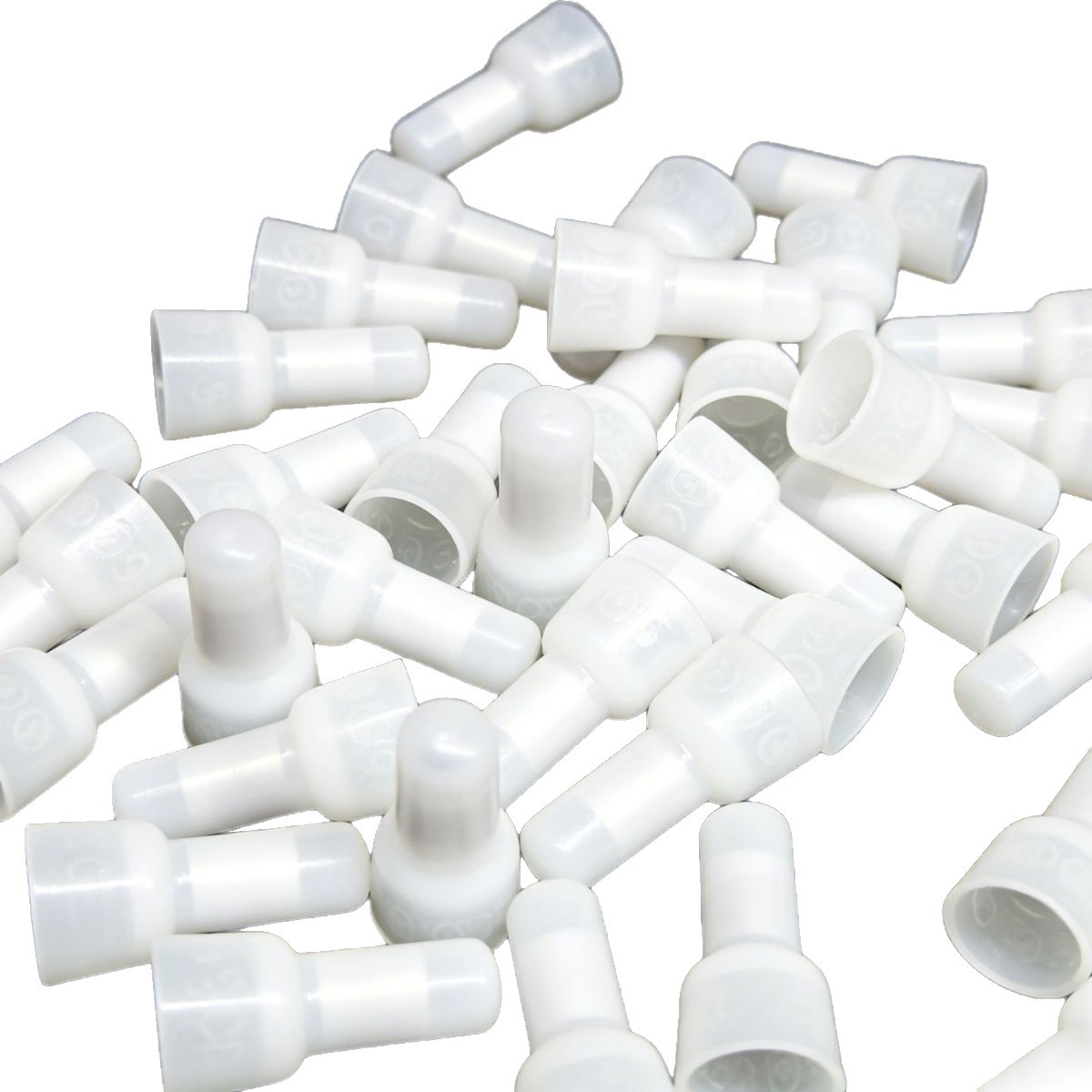 750 ℃ Flame-Retardant Crimp Caps Ce Certified Nipple-Type Terminal Blocks Nylon Aluminum Tube Copper Tube Closed-End Connectors