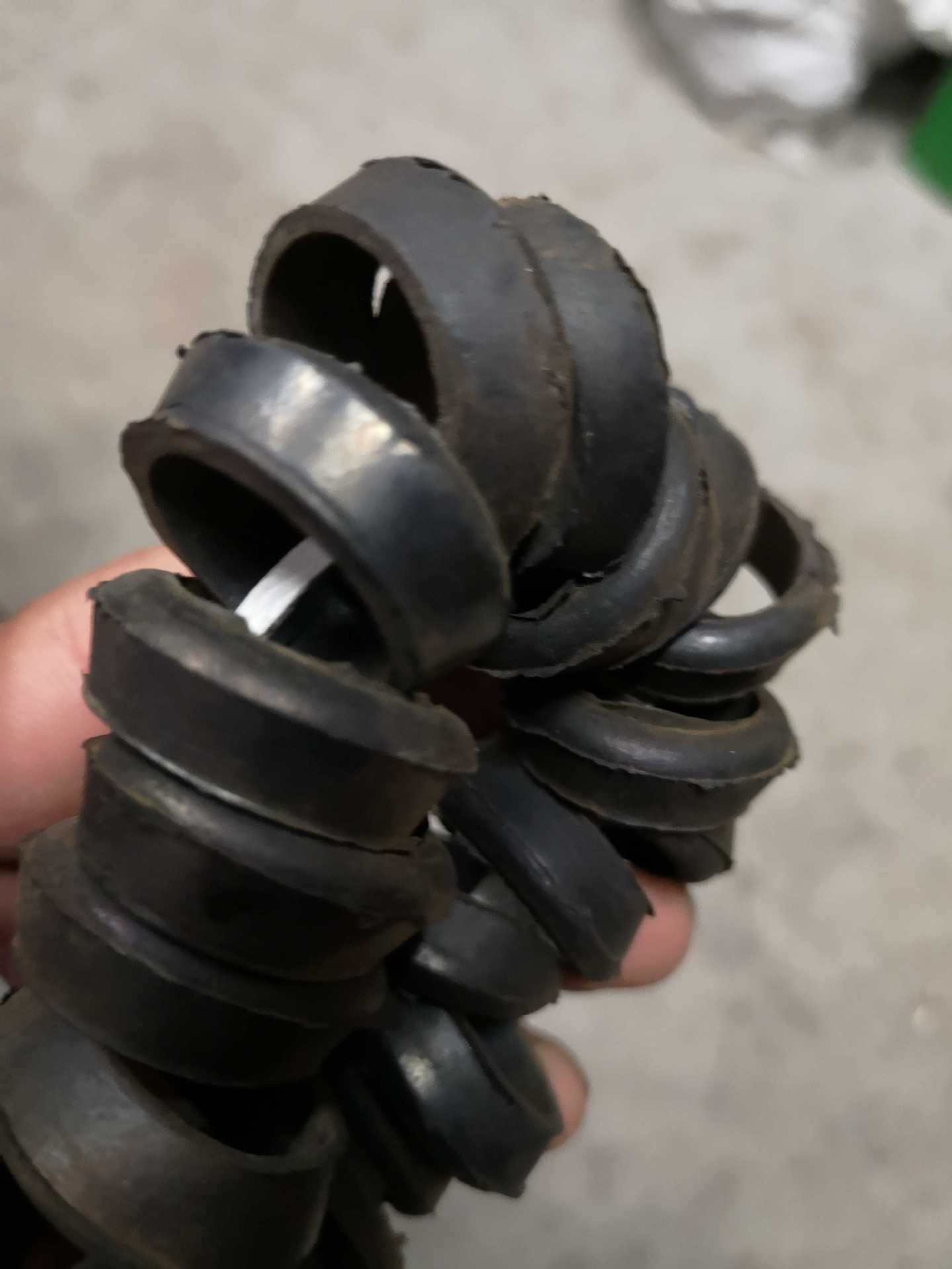 镀锌接头密封圈橡胶垫片锥形密封圈DN15-50耐高温硅胶快垫片