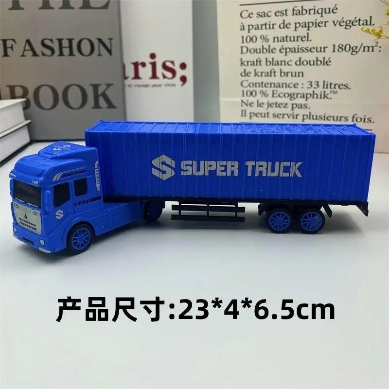 파란색 컨테이너 트럭 [품질 좋음 - 아기가 좋아함 - 엄마는 안심할 수 있음]